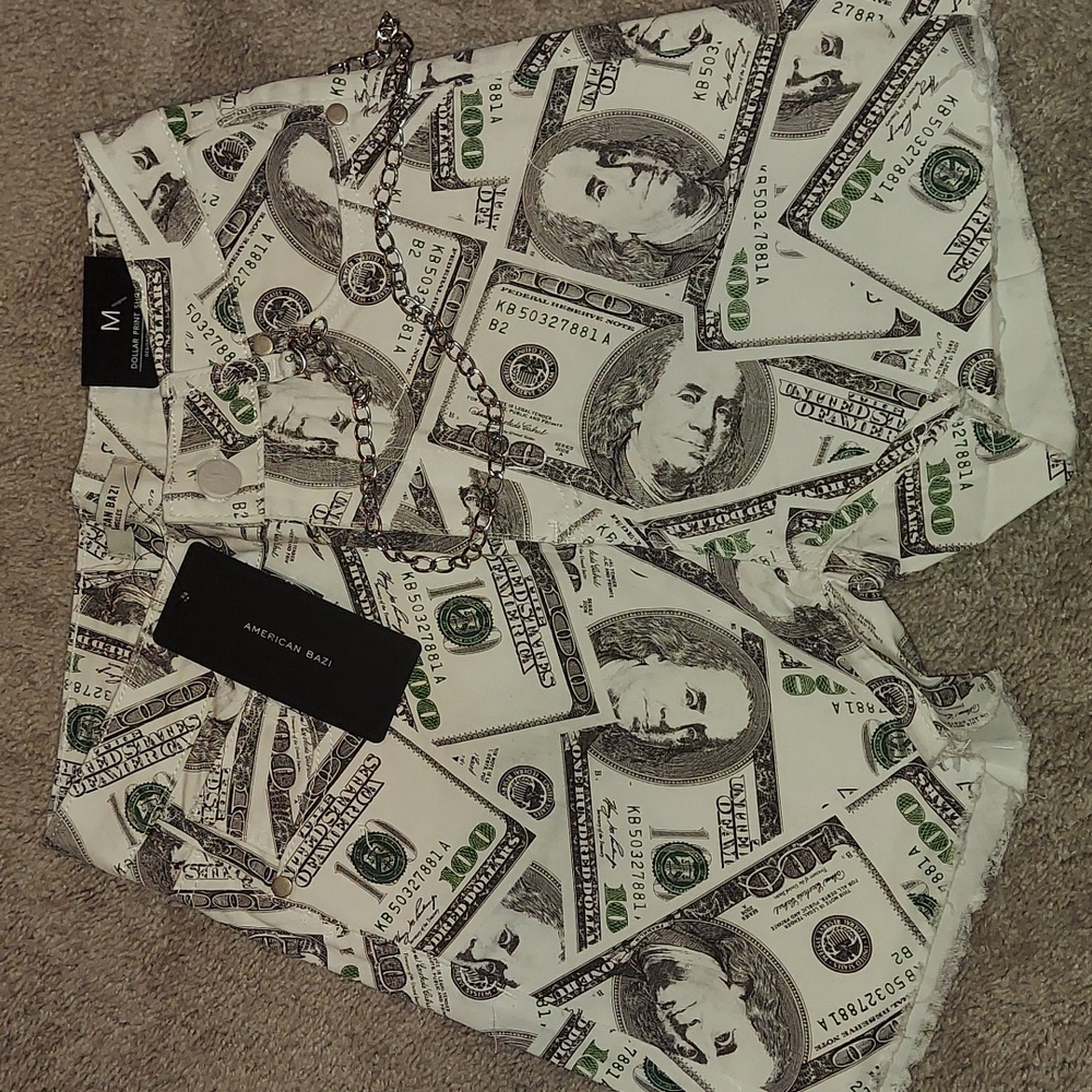 Medium Dollar Print Shorts